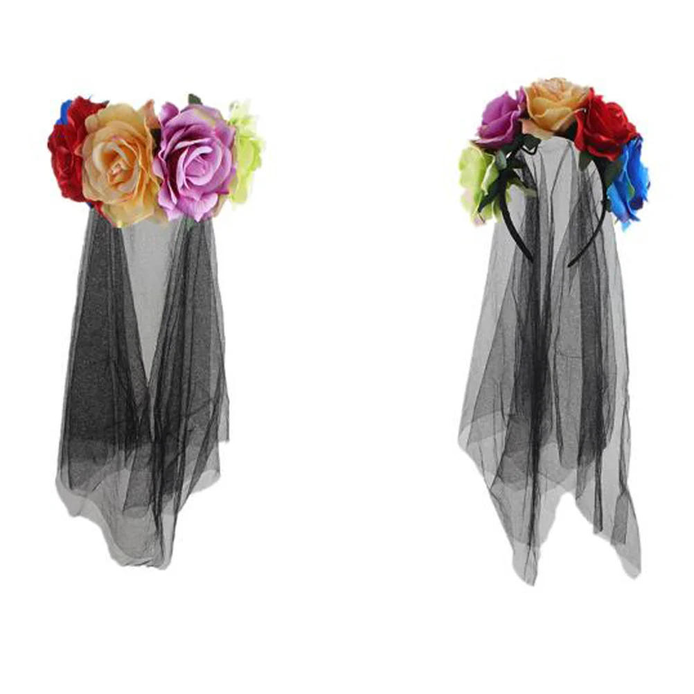 Halloween Accessories Costumes Carnival Decor Veil Makeup Festival Decorate Miss