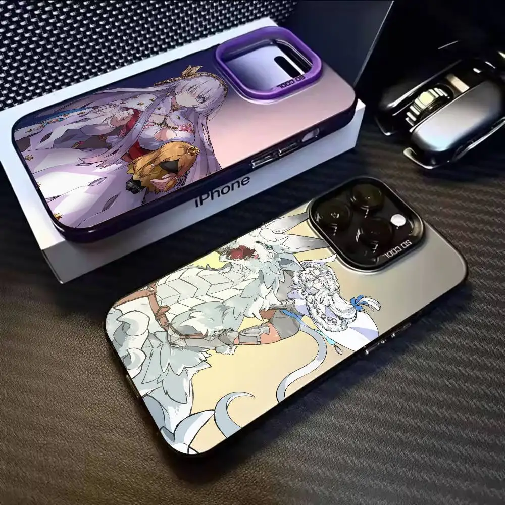 

Dobrinya Nikitich FGO Anastasiya Phone Case For iPhone 17,16,15,14,13,12,11,Mini,Pro,E,MAX White Candy Matte Cover