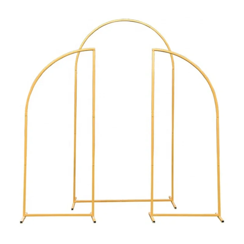 Wedding Props Arch Curved Crown Frame Wedding Stage Ornaments Screen Iron Ornaments