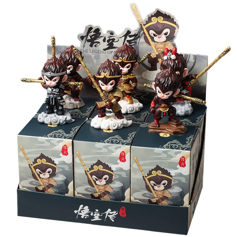 

Креативная глухая коробка Wukong, крутая черная мифология, Wukong, модное украшение для домашнего рабочего стола, загадочная коробка, подарок-сюрприз