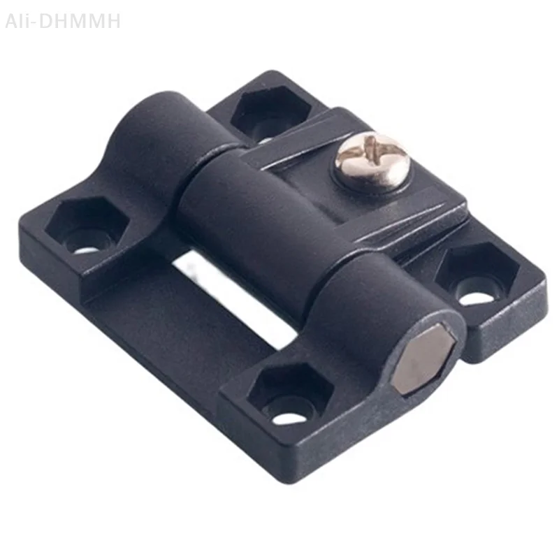 PA elektrische kastkastscharnieren Zwarte dempingsscharnieren Industriële apparatuur Metalen kastdeurscharnieren