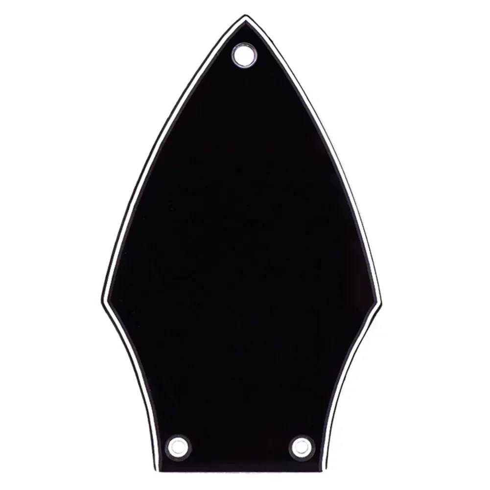 Electric Bass Guitar Neck And Head Adjustment Lever Cover Black Bell Shaped Truss Rod Cover For Electric Guitar Replacement