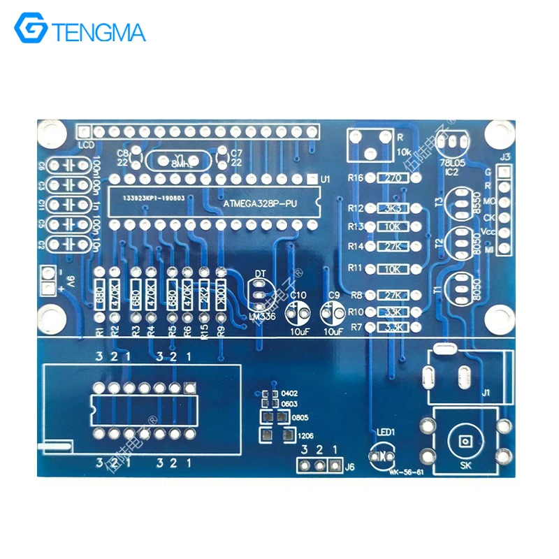 Transistor Tester Kit Resistance Capacitance Triode Electronic Measurement Replaces Multimeter DIY Assembly Parts