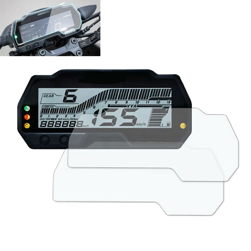 

For Yamaha R15 V3 MT15 YZF R125 MT 125 MT125 2017-2022 Motorcycle Cluster Scratch Protection Film Speedometer Screen Protector