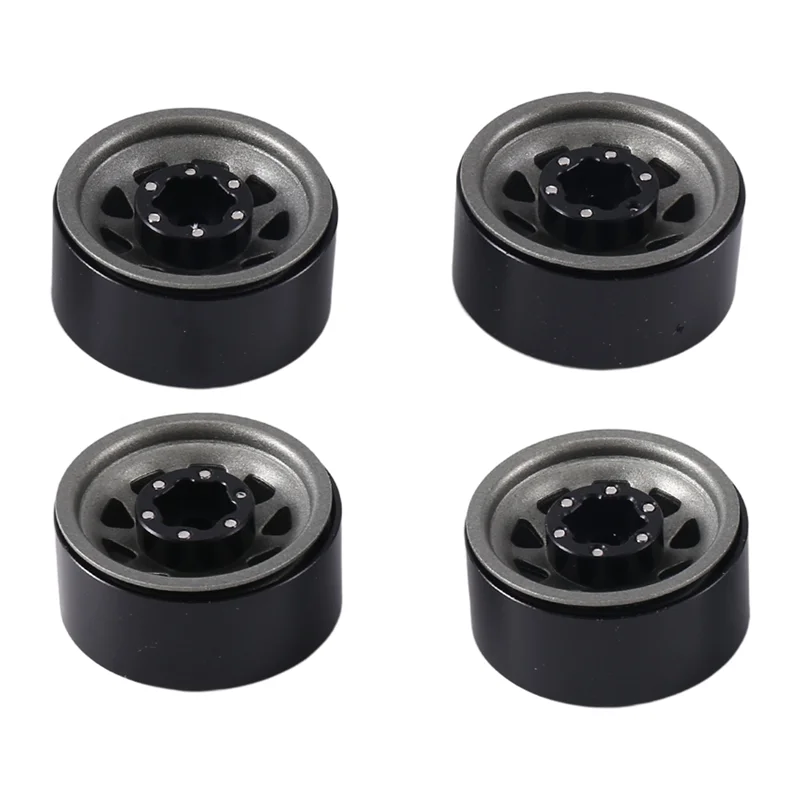 Jante de roue AINY-1 IN Beadlock, plat profond, décalage négatif, moyeu de 3.78Mm pour voiture sur chenilles axiale 1/18 1/24 RC SCX24 AX24 TRX4M FCX24