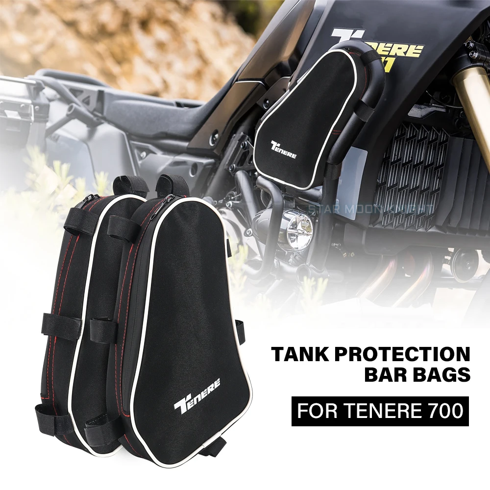 For Yamaha XTZ700 Tenere700 Tenere 700 2019 2020 2021 2022 Accessories Travel Storage Tool Waterproof Bags Engine Crash Bars Bag