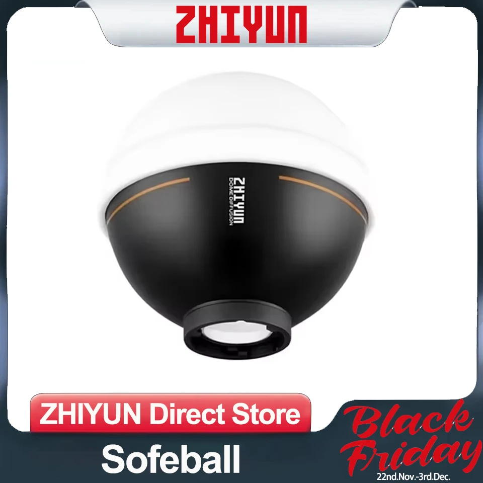 ZHIYUN Diffusion Dome Sofeball Photography Light Accessory for MOLUS X100