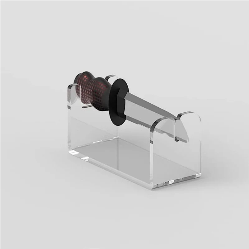 AT53 Espositore per coltelli da 2 pezzi Supporto per coltelli in acrilico, Espositore per coltelli da tavolo, Espositore per coltelli tascabili con portacoltello singolo