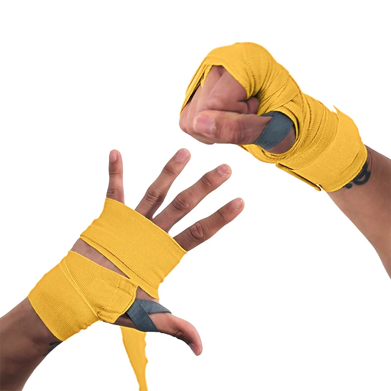 3/5 metri benda da boxe in cotone fasce per le mani cinghie sportive supporto per il polso per boxe Kickboxing Muay Thai MMA protezione per le mani