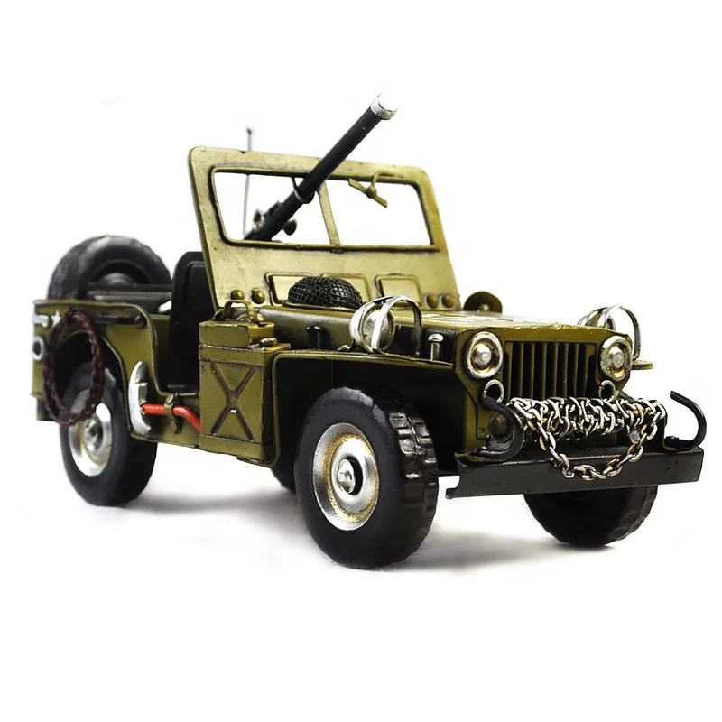 

1:12 Scale Vintage Classic Model Metal Crafts Iron Vintage Car Table Ornaments Home Birthday Gifts