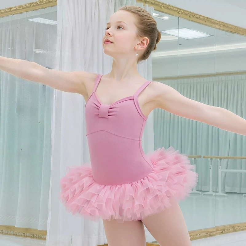 

Girl Ballet Dance Costume Long Sleeve Ballet Leotard Cotton Bodysuit G Gymnastic Toddler Ballerina Princess Outfits Dancewear