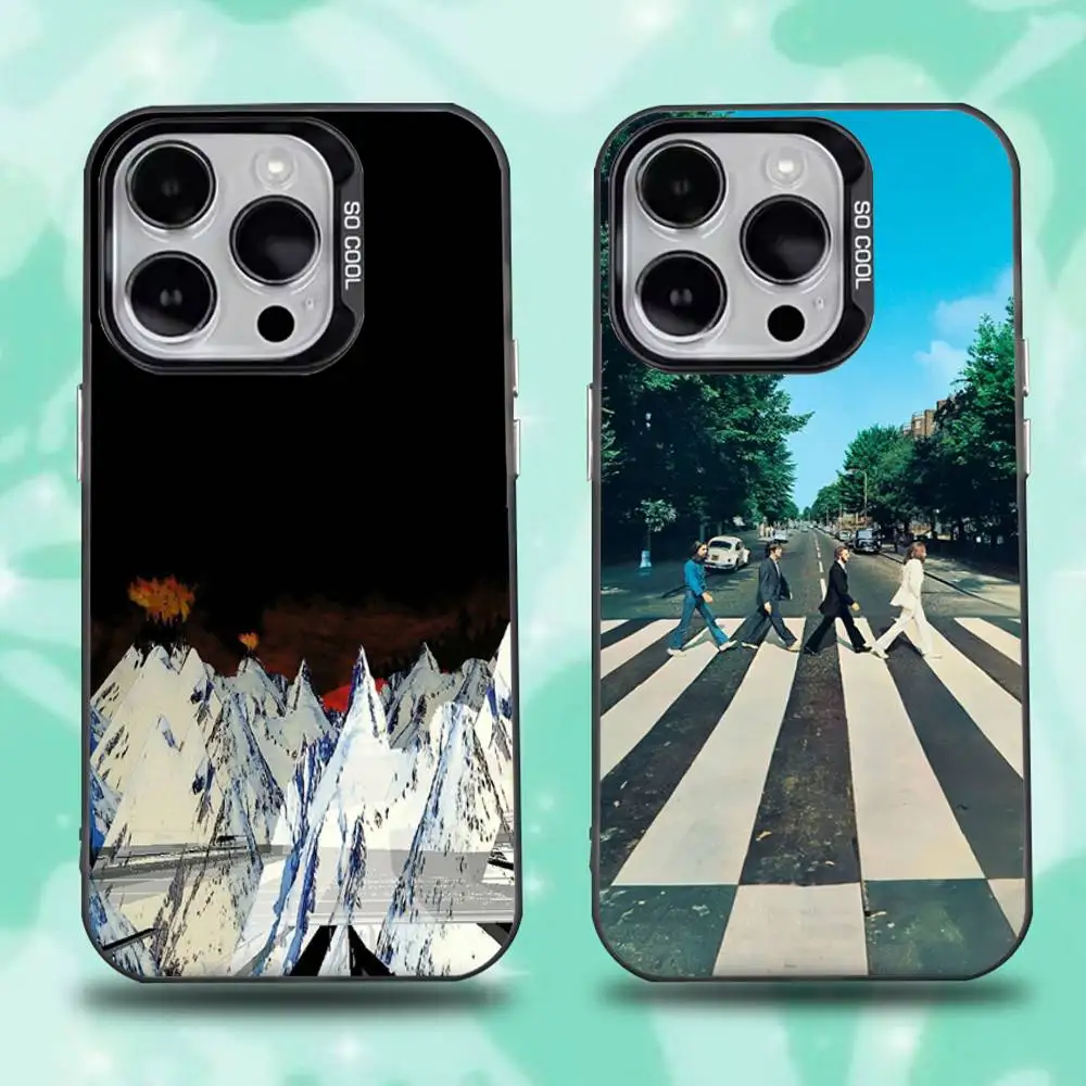 

Radiohead Rock Band Phone Case For iPhone 16,15,14,13,12,11,Pro,Max,Plus,Mini,XS,SE Anti Fall Black Matte Hard Bumper