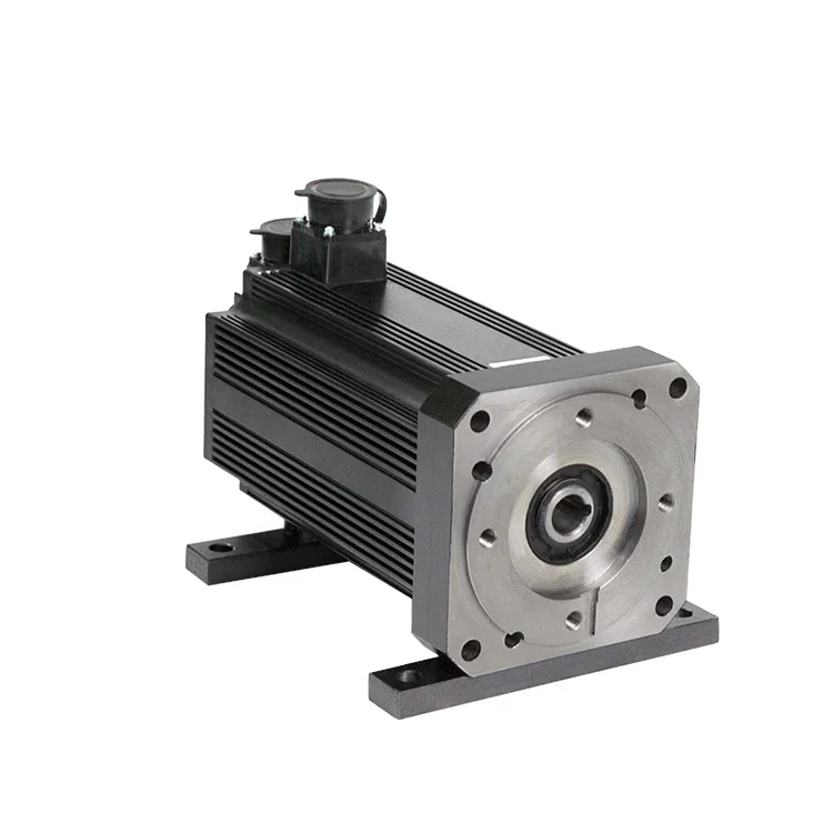 CE 15HP 130mm 750w 2.2KW 220V Hollow Shaft Servo Motor For Bottle Blowing Machine