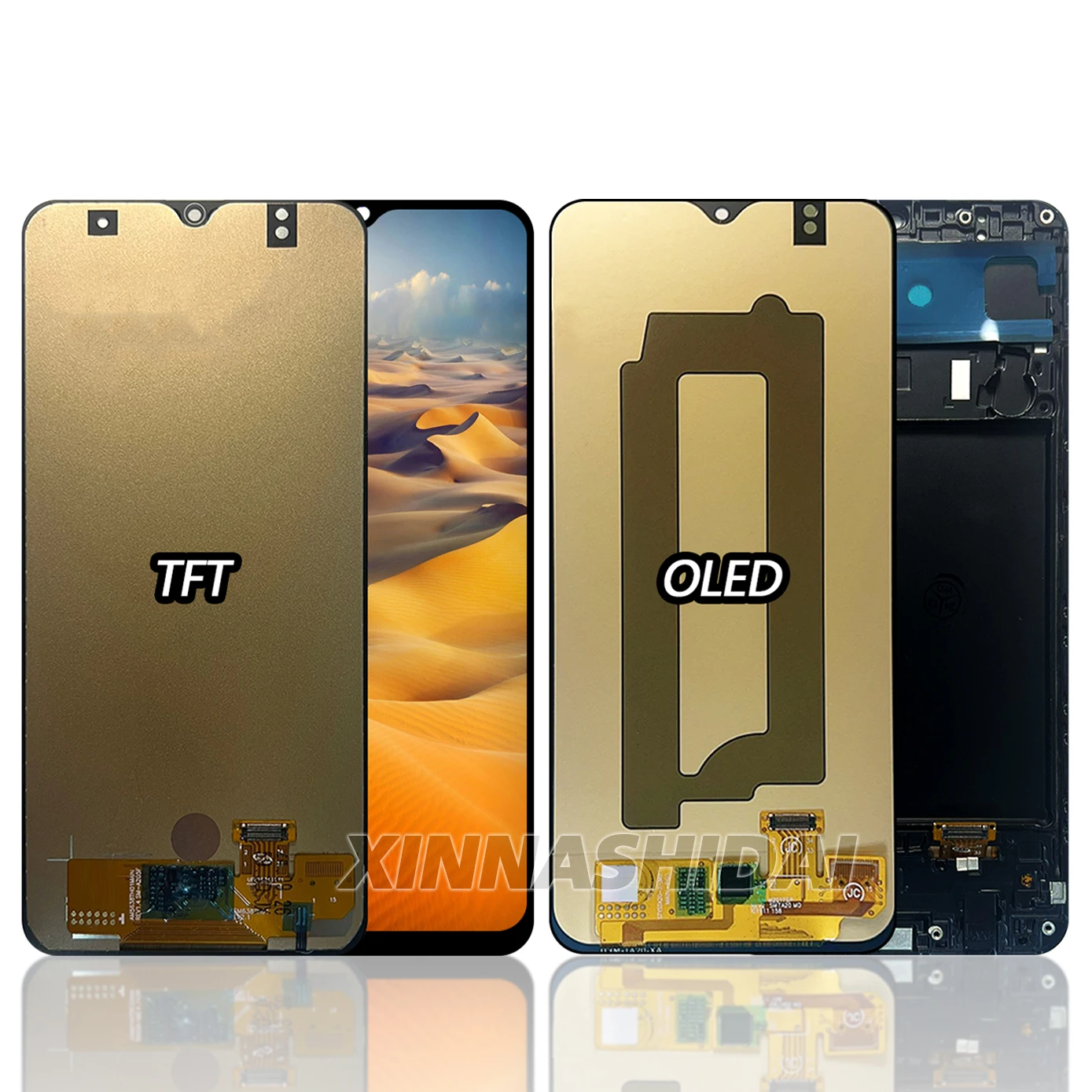 6.4' QX InCell TFT/OLED for Samsung A20 LCD A205F Display Touch Screen Frame - Premium Quality Replacement