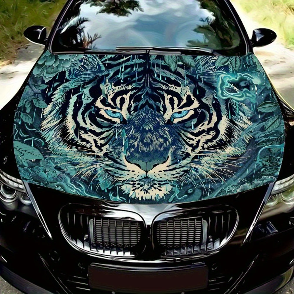 

Lightning Tiger Art Decals, PVC Material, Waterproof And Scratch Resistant For Car Covers, SUVs, Trucks - Auto Accessories, Car