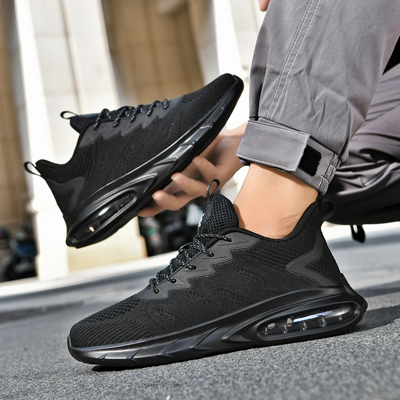 

Running Shoes Breathable Outdoor Sneakers Fashion Air Cushion Sports Lace Up Brand Trainer Professional Race Walking Shoes