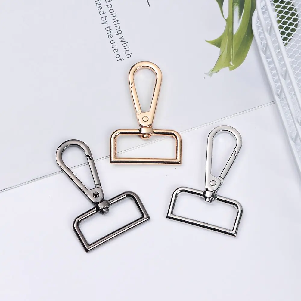 16/20//25/32mm Metal Bags Strap Buckles Split Ring Lobster Clasp Collar Carabiner Snap Hook DIY KeyChain Bag Part Accessories