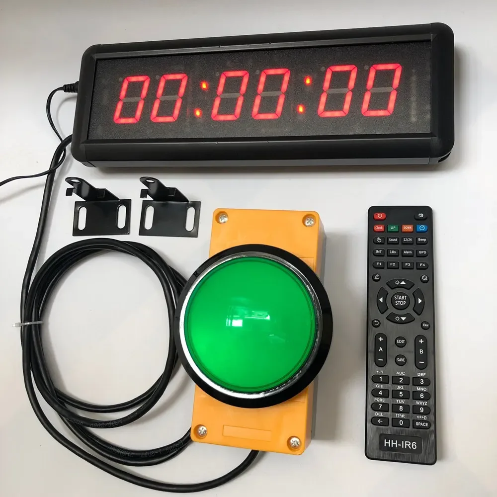 NONE Multifunktionale Tastensteuerung, LED-Timer, Wettkampftraining, Stoppuhr, Zähler, Sprachtimer, Countdown-Aktivitätstimer 6