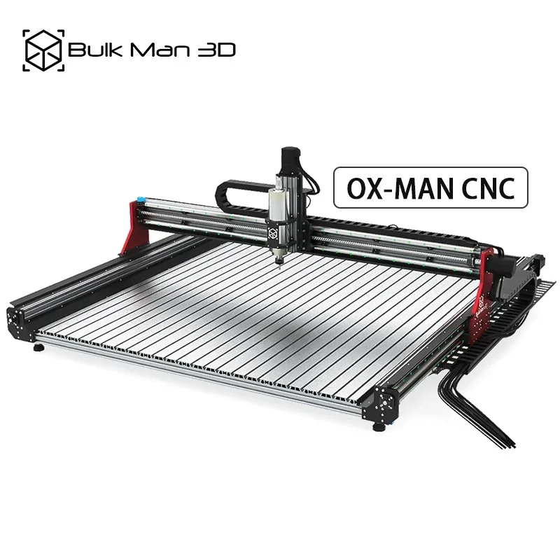 Newest Bulk-Man 3D OX-MAN CNC Router 1500x1500 With Ball Screw Engraver Mechanical Kit Linear Rail For Wood CNC Milling Machine