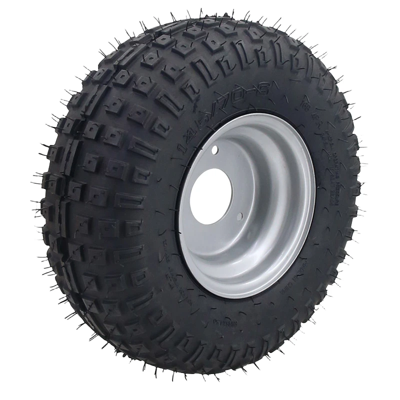 high quality Children's playground beach bike tire 145/70-6 block  vacuum tire electric bike tire wheel hub assembly