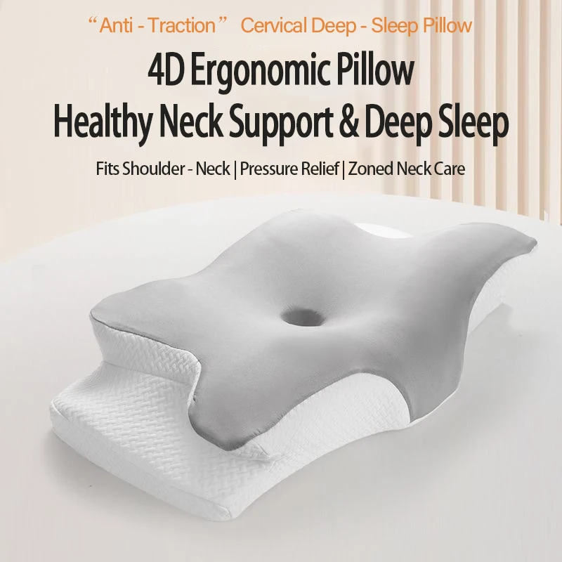 

Memory Foam Pillow Relaxing Cervical Slow Rebound Cervical Orthopedic Pillow Orthopedic Pillows for Sleeping