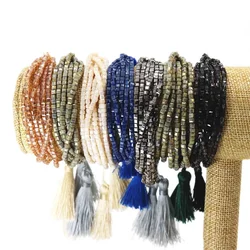 ALIYA Fashion Colorful Crystal Beaded Bracelets For Women Temperament Handwork Bracelets & Bangles Charms Jewelry Girl Gifts