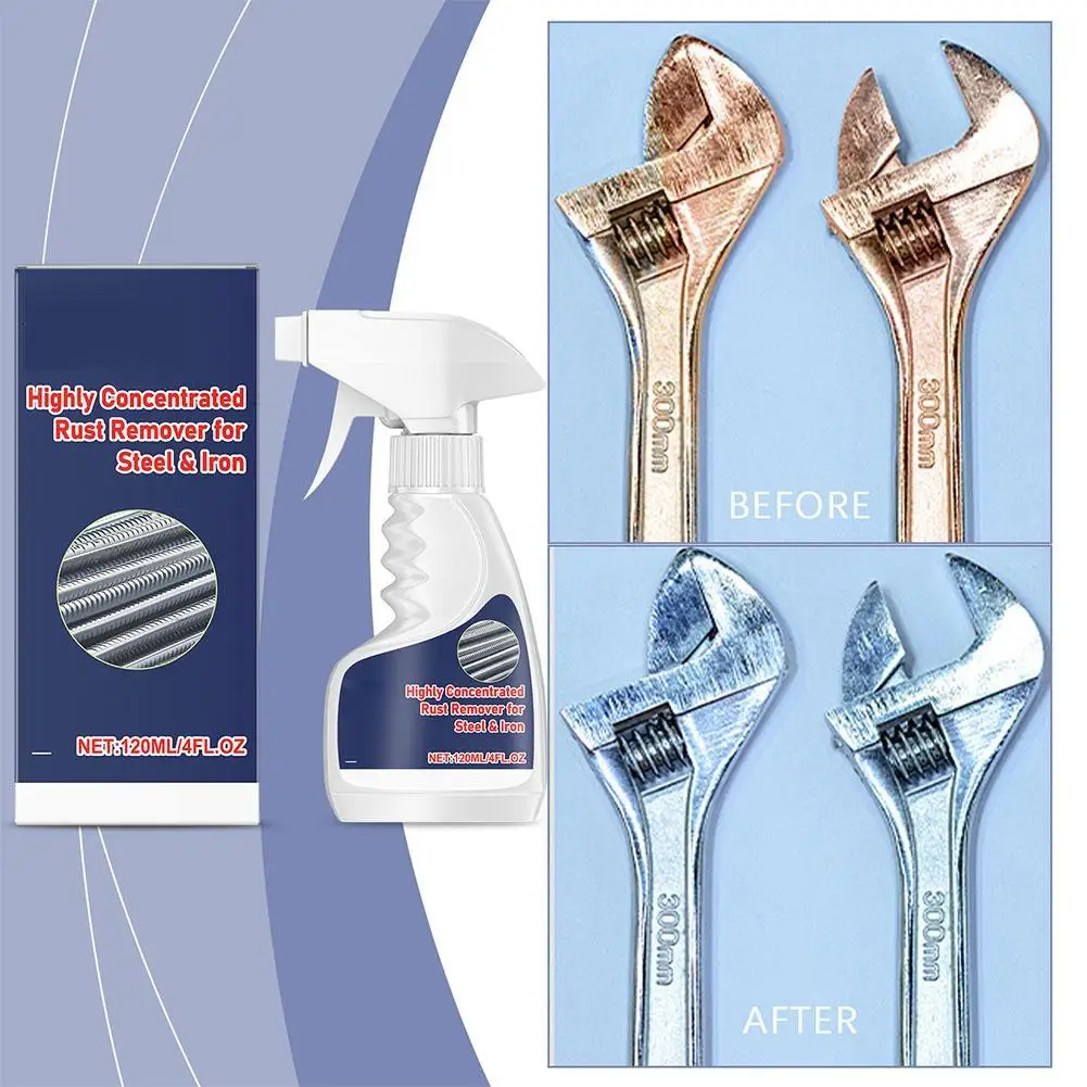 Multi Purpose Rust Remover For Stainless Steel Rust Remover Dissolver Rust Removal Powerful Metal Rust Remover Car Maintenance