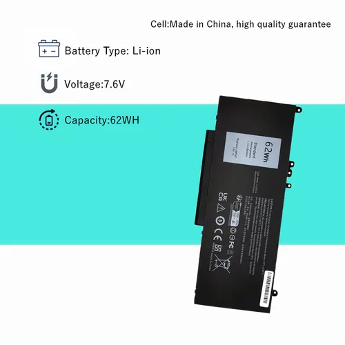 Imagen 2 del producto 6MT4T 7,6 V 62Wh batería del ordenador portátil para Dell Precision 15 3510 M3510 para Latitude E5470 E5570 14 5470 15 5570 7V69Y TXF9M 79VRK