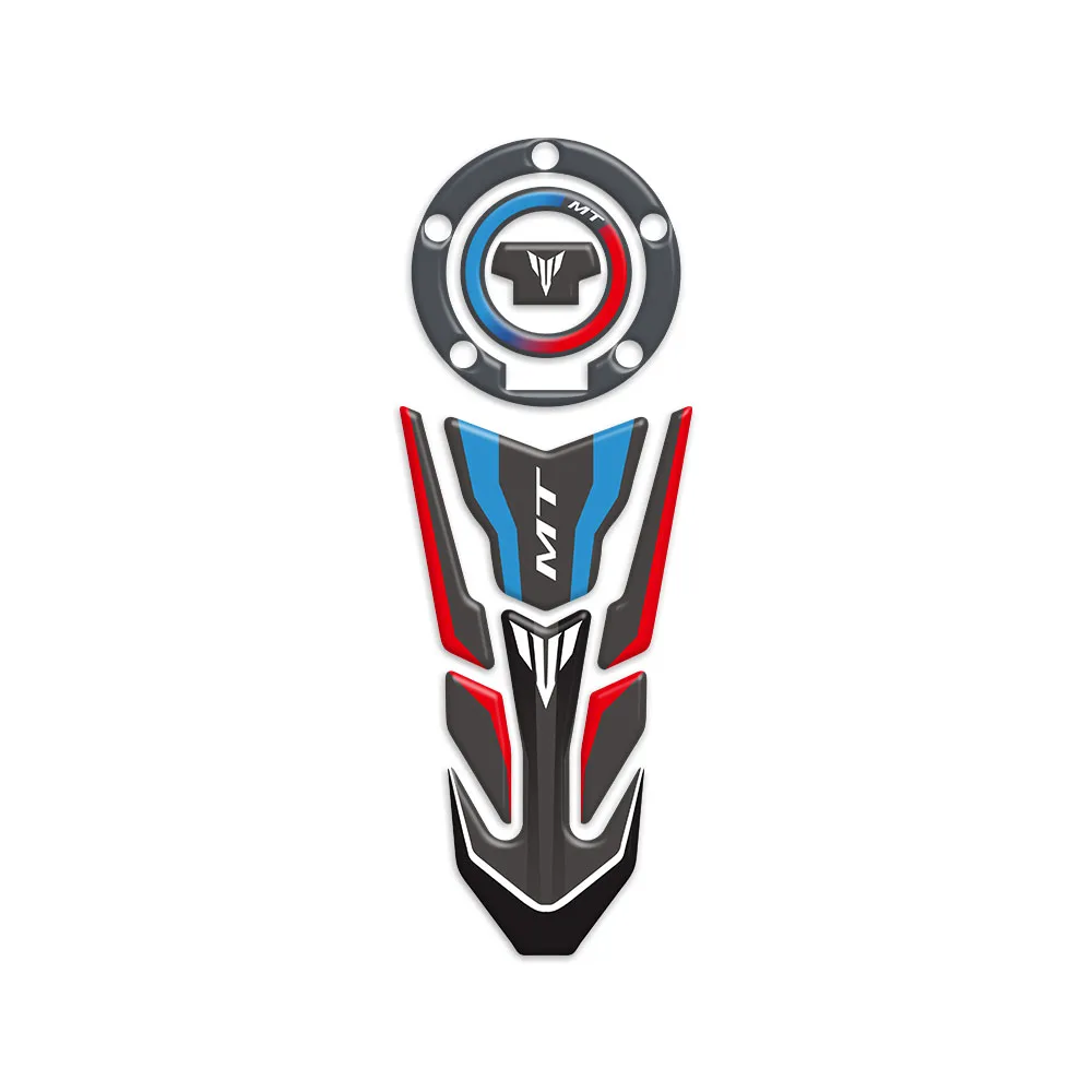 

FOR YAMAHA MT Series Universal Motorcycle Tank Pad Protector 3D Gel Sticker Decal.