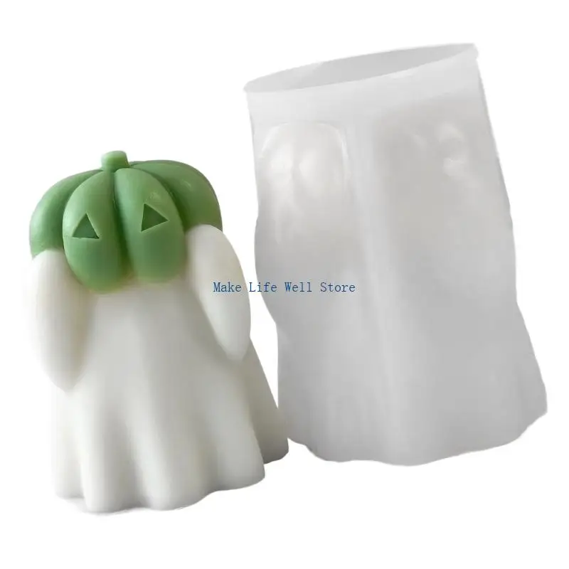 Halloween Ghostly Molds for Candle Soap Home Decoration Epoxy Resin Craft