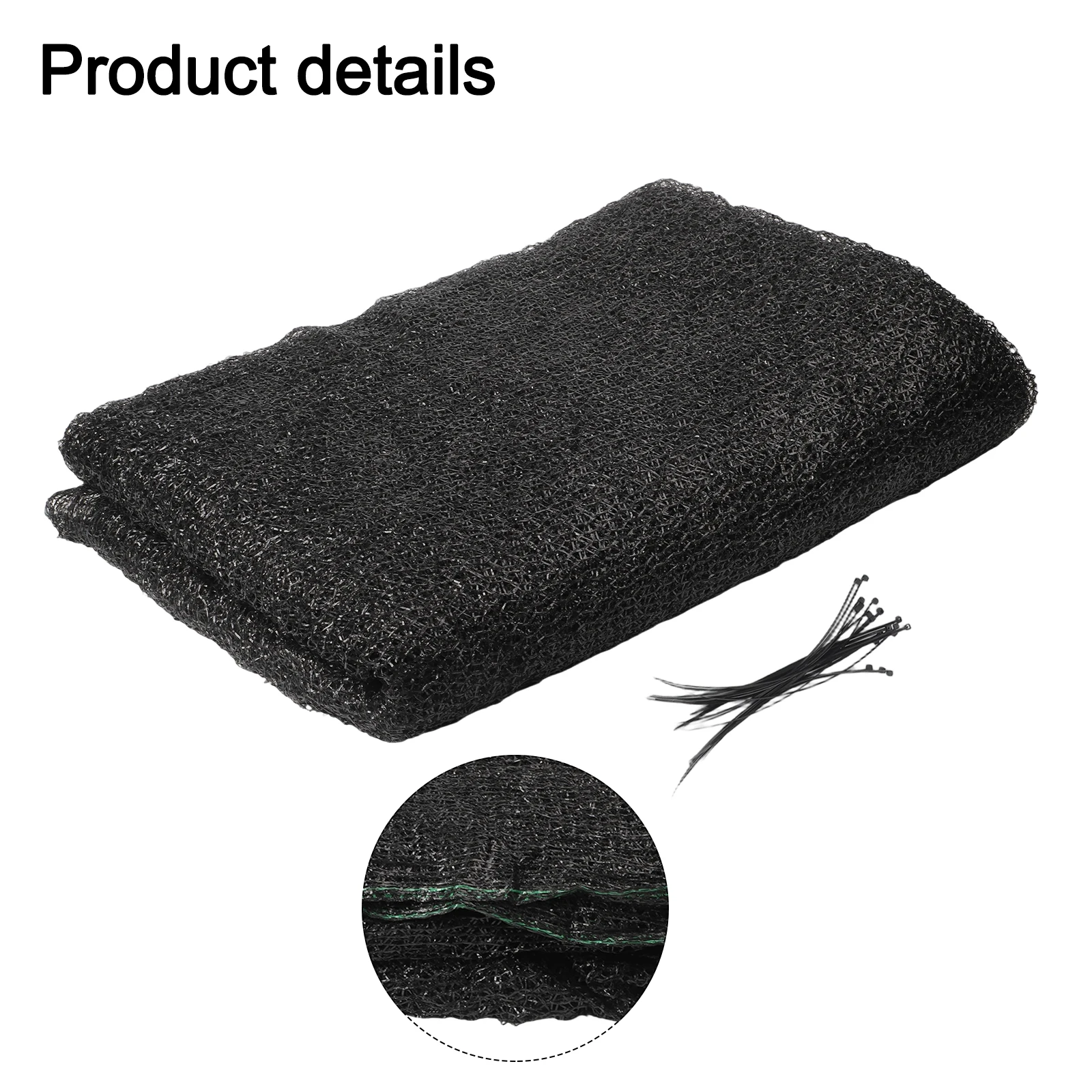 Shade Cloth Tarp with 50% Sun Protection HDPE Material for Greenhouse For Garden Barn Kennel Chicken Patio Deck Pergola