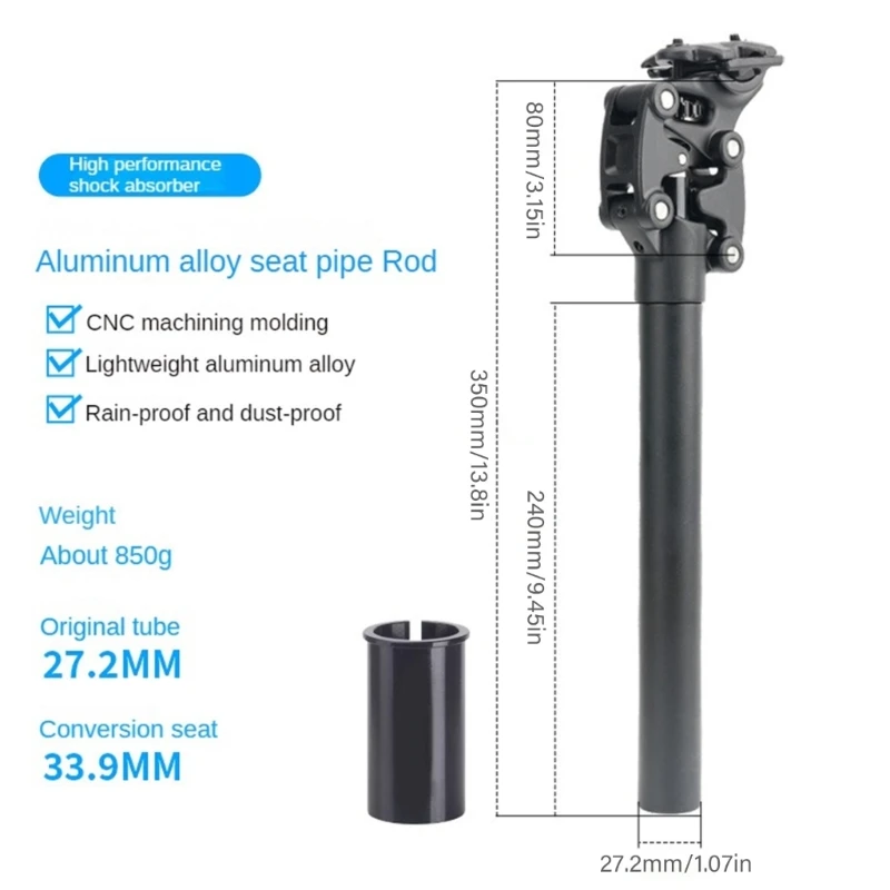 

Aluminum Alloy Bike Seatpost Bicycles Seats Tube Replacements for Mountain Bike