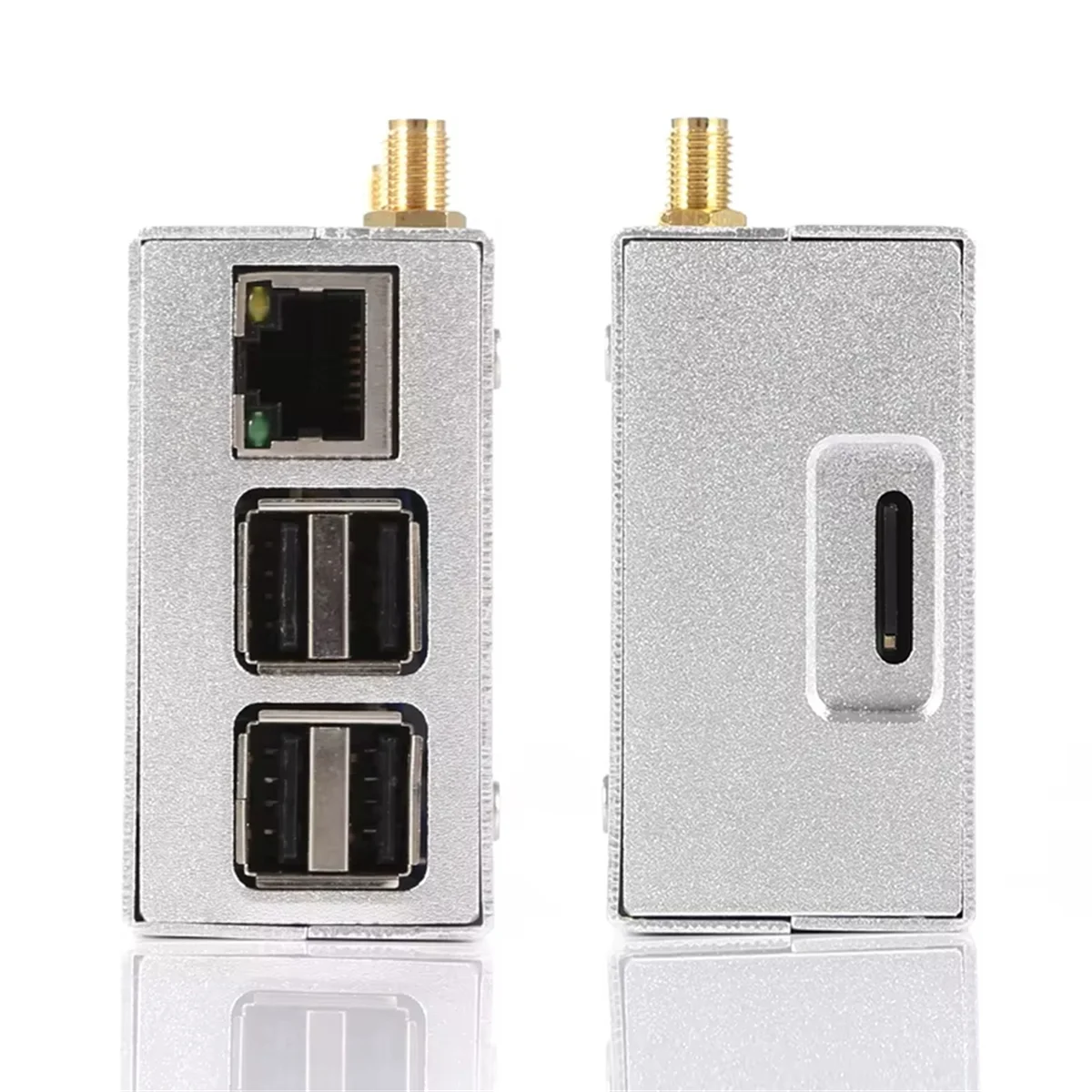 A03R Duplex Hotspot W/ Aluminum Alloy Shell Color Display Screen Supporting for C4FM/DMR/DSTAR P25 with Raspberry Pi1B+