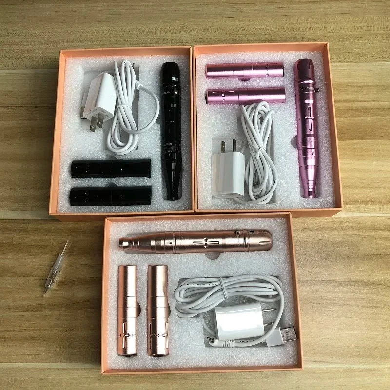 Wireless Tattoo Machine Microblading Eyebrows Eyeliner Lip Beauty Machine with Battery Kit Permanent Makeup Tattoo Pen 1pcs