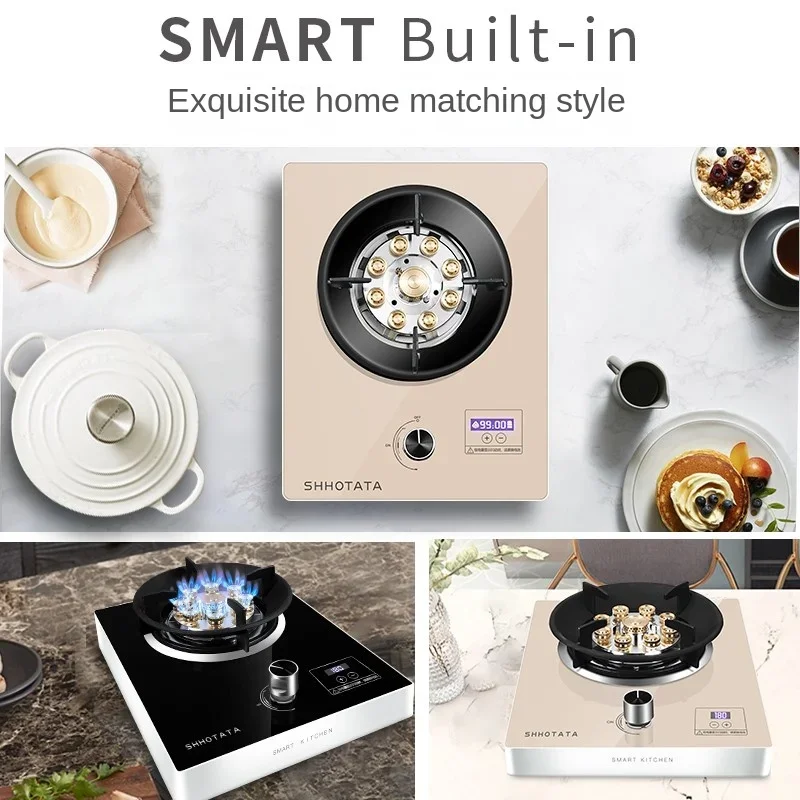 7,2 kW kuchenka gazowa kuchenka gazowa z pojedynczym piecem na skroplony/gaz ziemny pojedynczy piec z pojedynczym osadzonym węglem