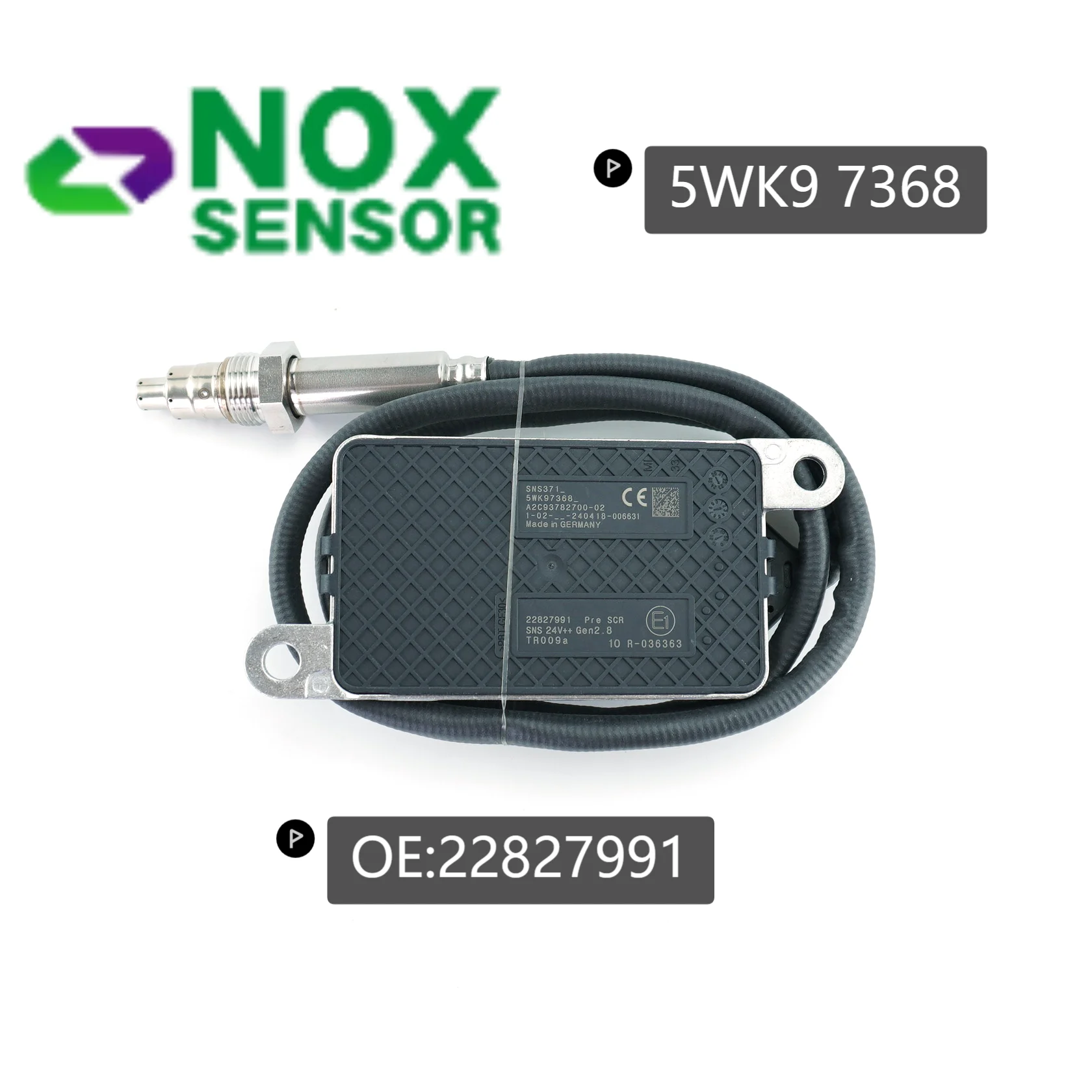 

5WK97368 A2C93782700-02 22827991 5WK9 7368 2231598 Noxsensor Nitrogen Oxides Sensor For VOLVO Truck