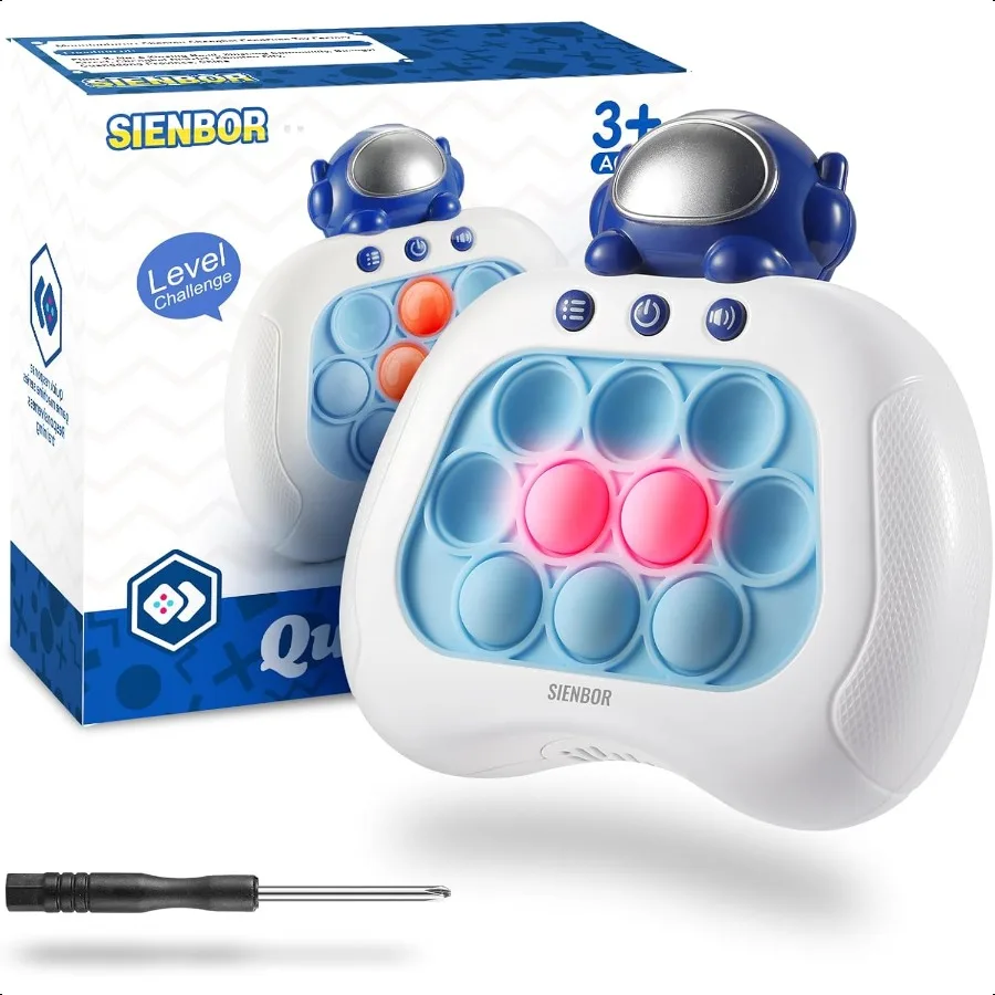 Console de jeu à poussée rapide, 4 Modes, jeux, un jeu jouet, exercices, capacité de réaction et Concentration des Imps, adolescents, garçons et filles A