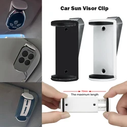 Soporte para visera de control remoto de puerta de garaje ajustable de 47 a 70 mm, soporte para control remoto de puerta eléctrica, soporte para visera de coche