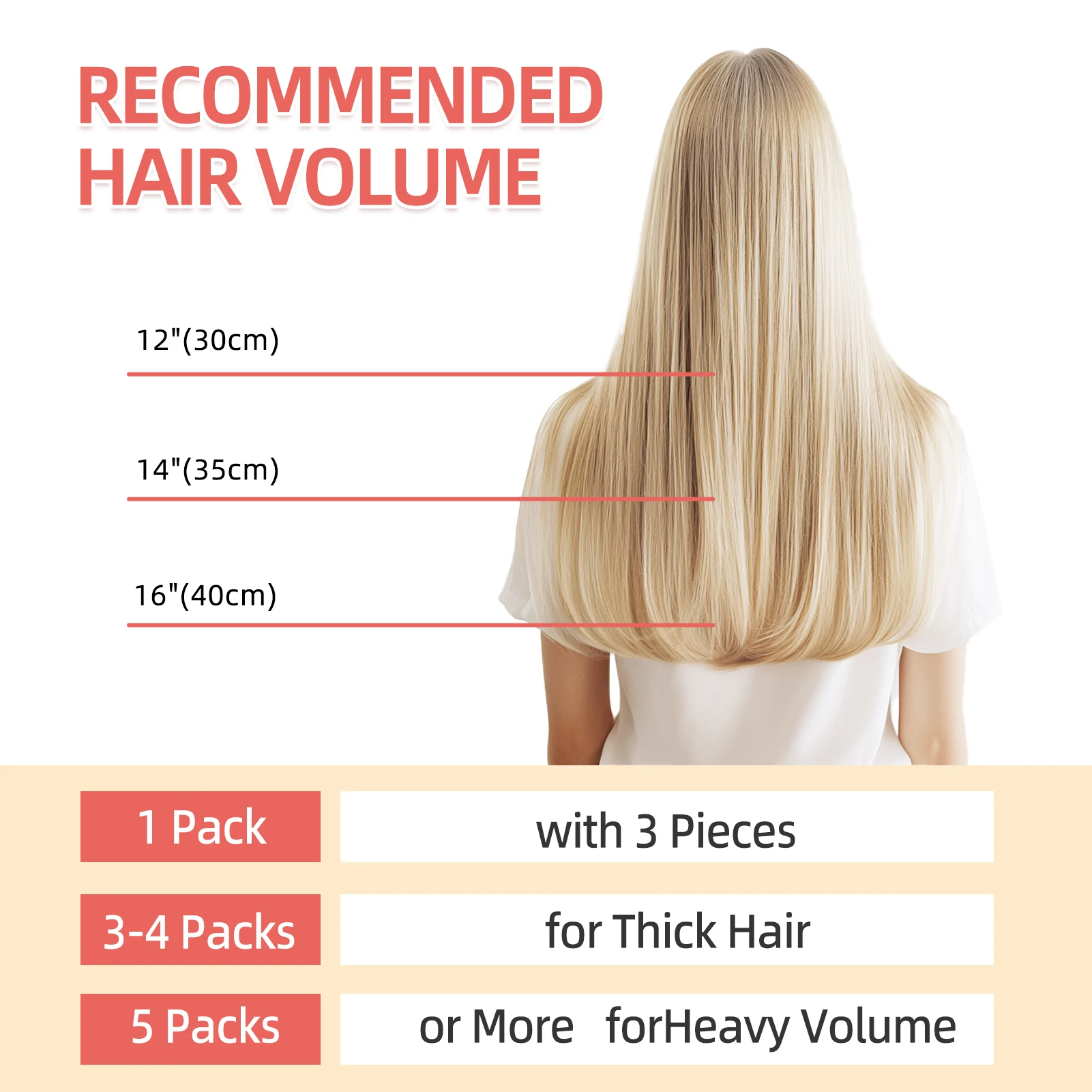 Vlasy 3 unids/set Clip en extensiones de cabello humano 12 ''-16'' cabello humano Natural Real Clip brasileño en extensiones de cabello para agregar cabello