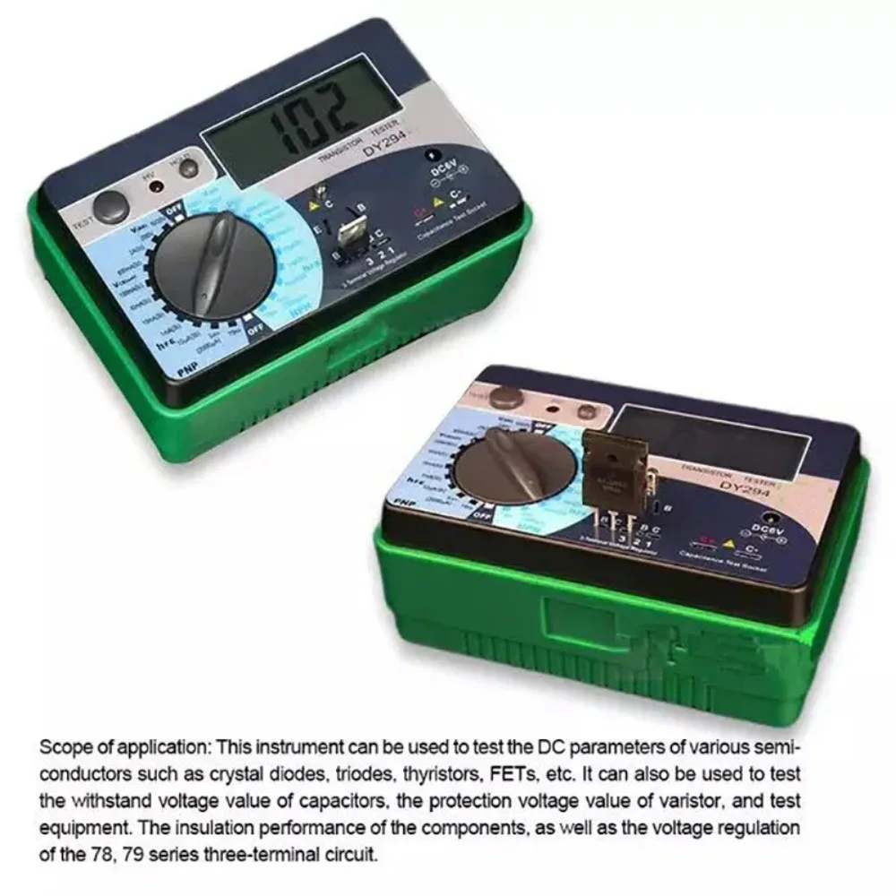 product  Multifunction Digital Transistor Analyzer Tester Semiconductor Diode Triode Reverse AC DC Voltage Capacitance FET