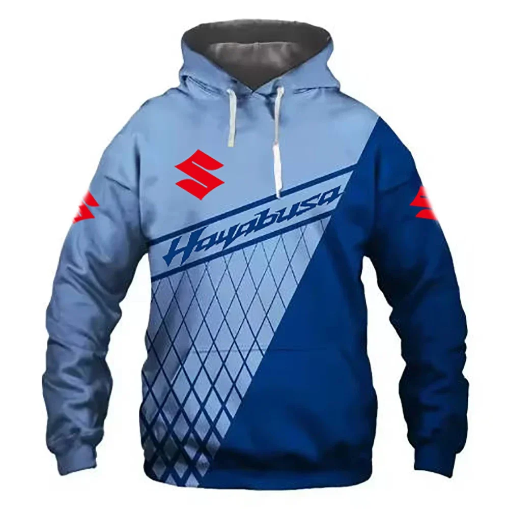 

2025 New Suzuki Sweatshirt Men's Sweatshirt Hoodie Creative 3D Printing Outdoor Sports Motorcycle Suzuki Enduro Pullover