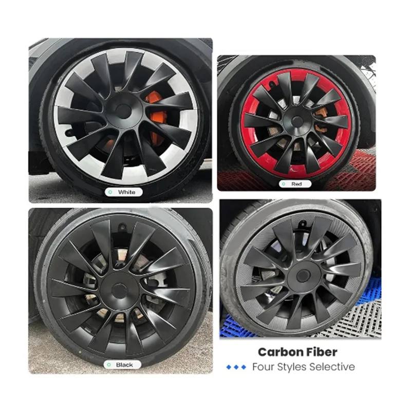 

40Pcs For Tesla Model Y 2020-2023 Hub Cap Rim Patch 20 Inch Wheel Protectors Hubcap Accessories-Y79A