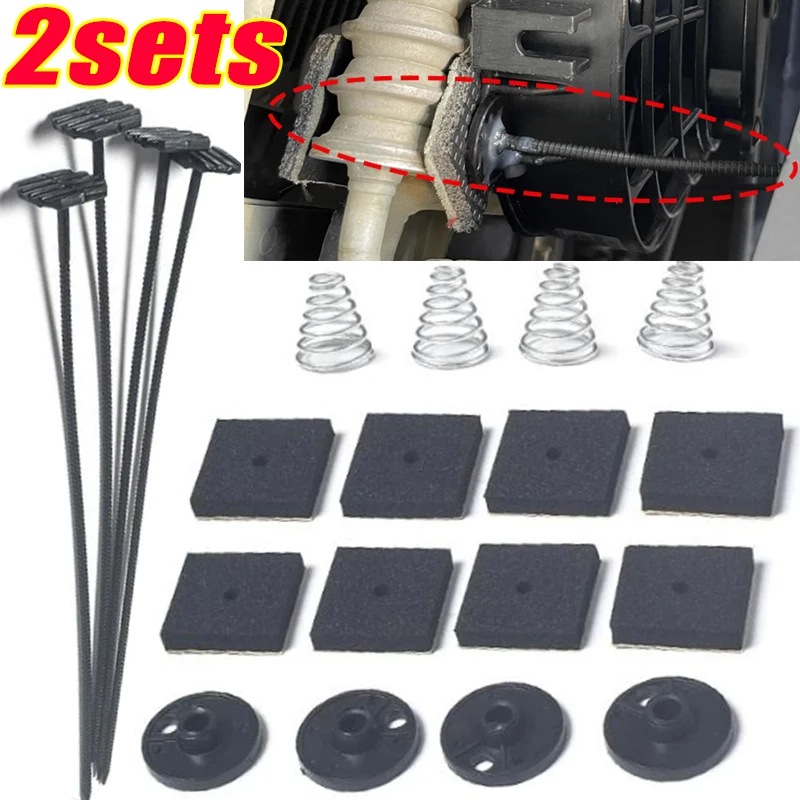 Easy To Install Car Universal Electric Cooling Fan Ventilator Mounting Kit Car Electric Fan Mounting Kit for BMW Audi 1/2Sets