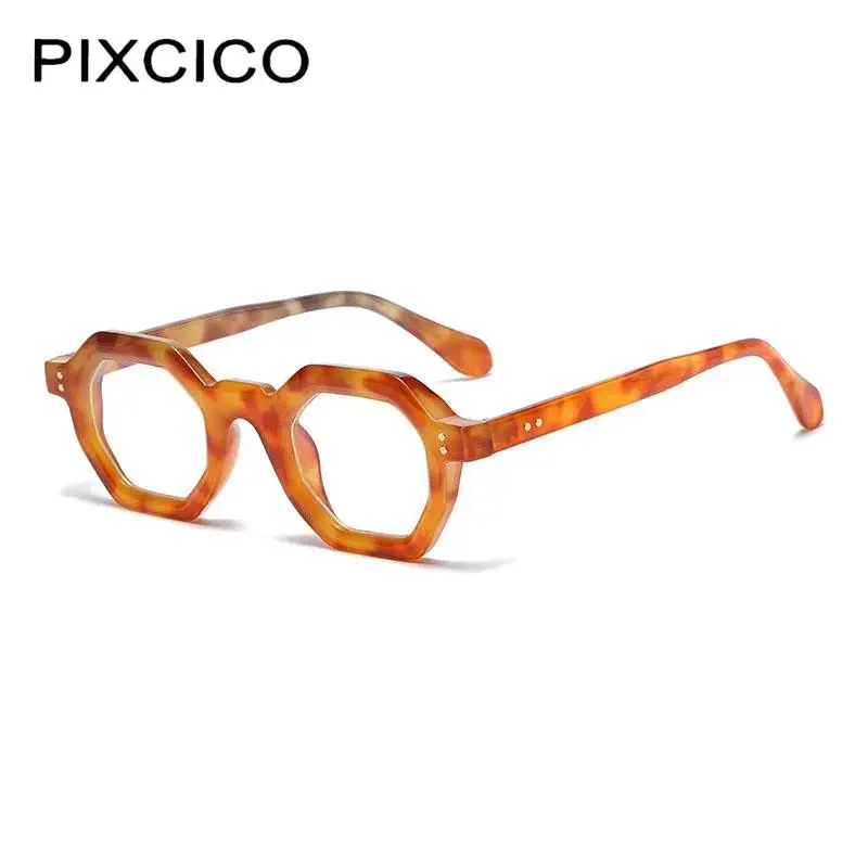 R56891 Men's Reading Glasses Popular Leopard Rivet Presbyopic Eyewear Dioptric +0.5~+3.50 Prescription Spectacles