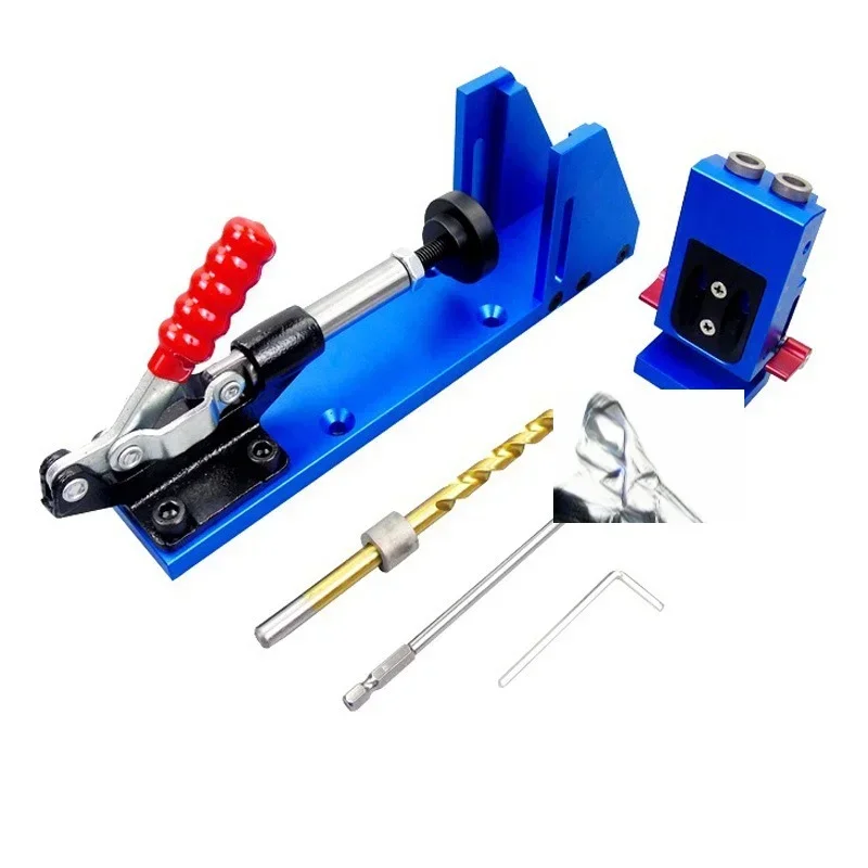 1PC Woodworking Oblique Hole Locator, Aluminum Alloy Panel Furniture Punching And Positioning Tool