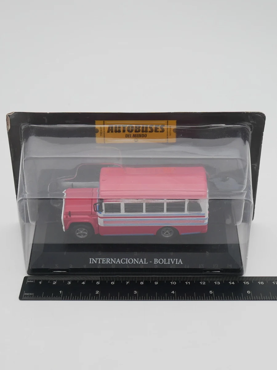 IXO 1:72 Internacional Micro Bus Bolivia Diecast Car Model Metal Toy Vehicle