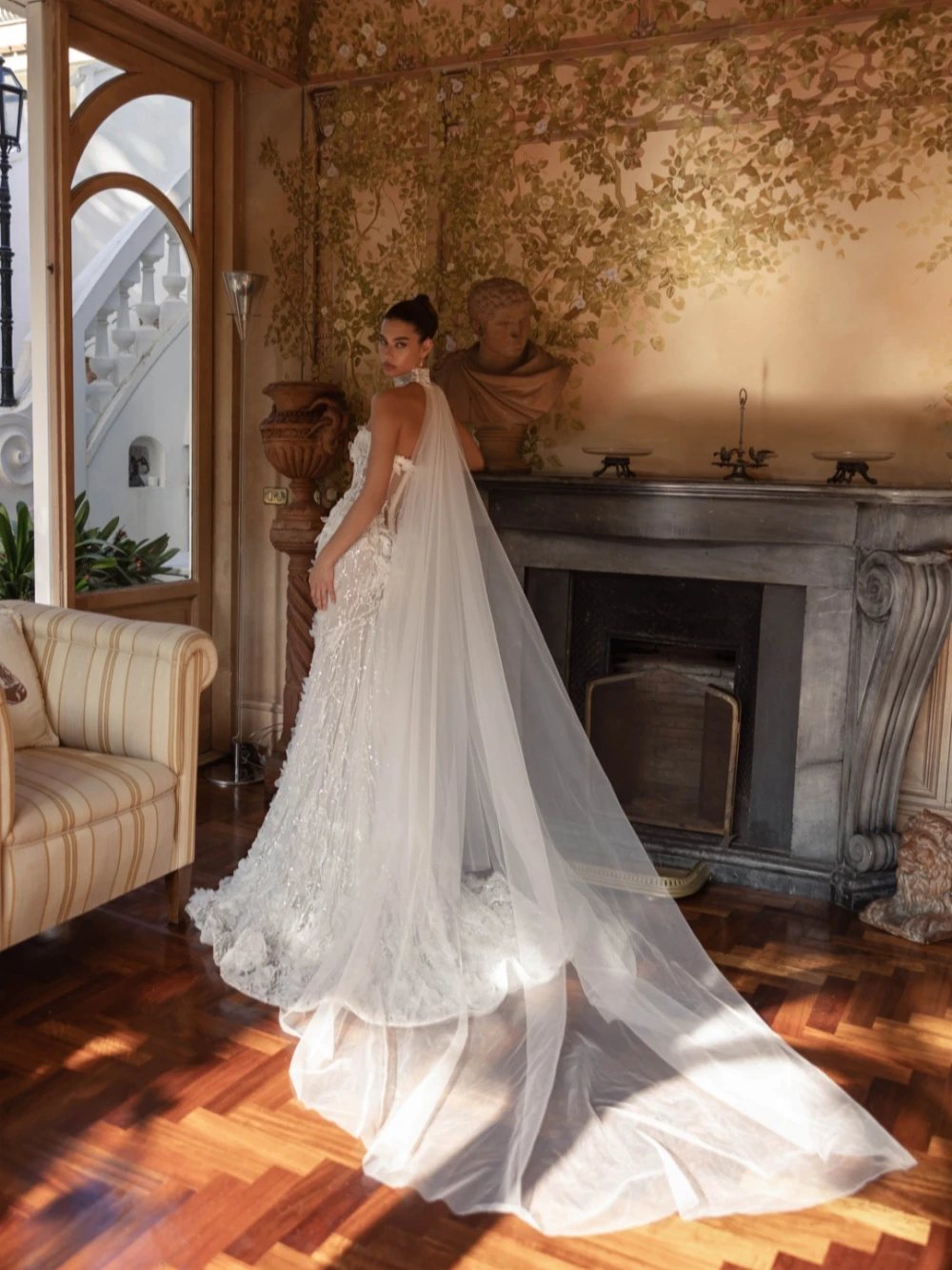 Charming 3D Flower Mermaid Wedding Dress Luxury Sequined Beads Bridal Gown 2025 Customized Strapless Backless Dresses For Bride
