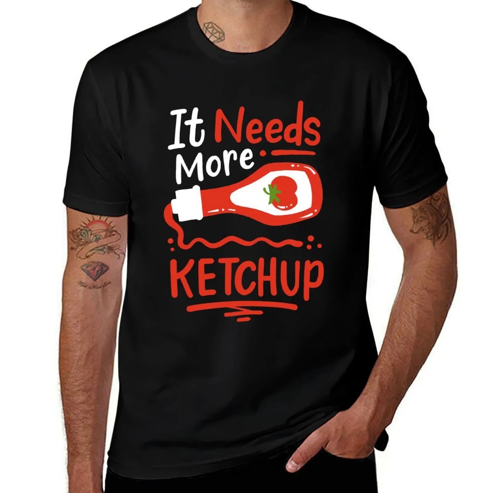 Camiseta Ketchup Tomato Sauce Condiment Ketchup Lover, camiseta de talla grande con ajuste cómodo
