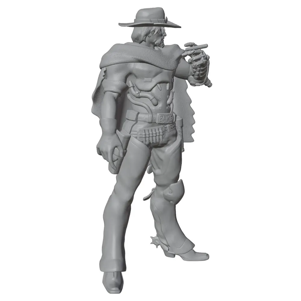 Figura miniatura resina vaquero 1/24 sin pintar 75 mm coleccionismo - imagen 5