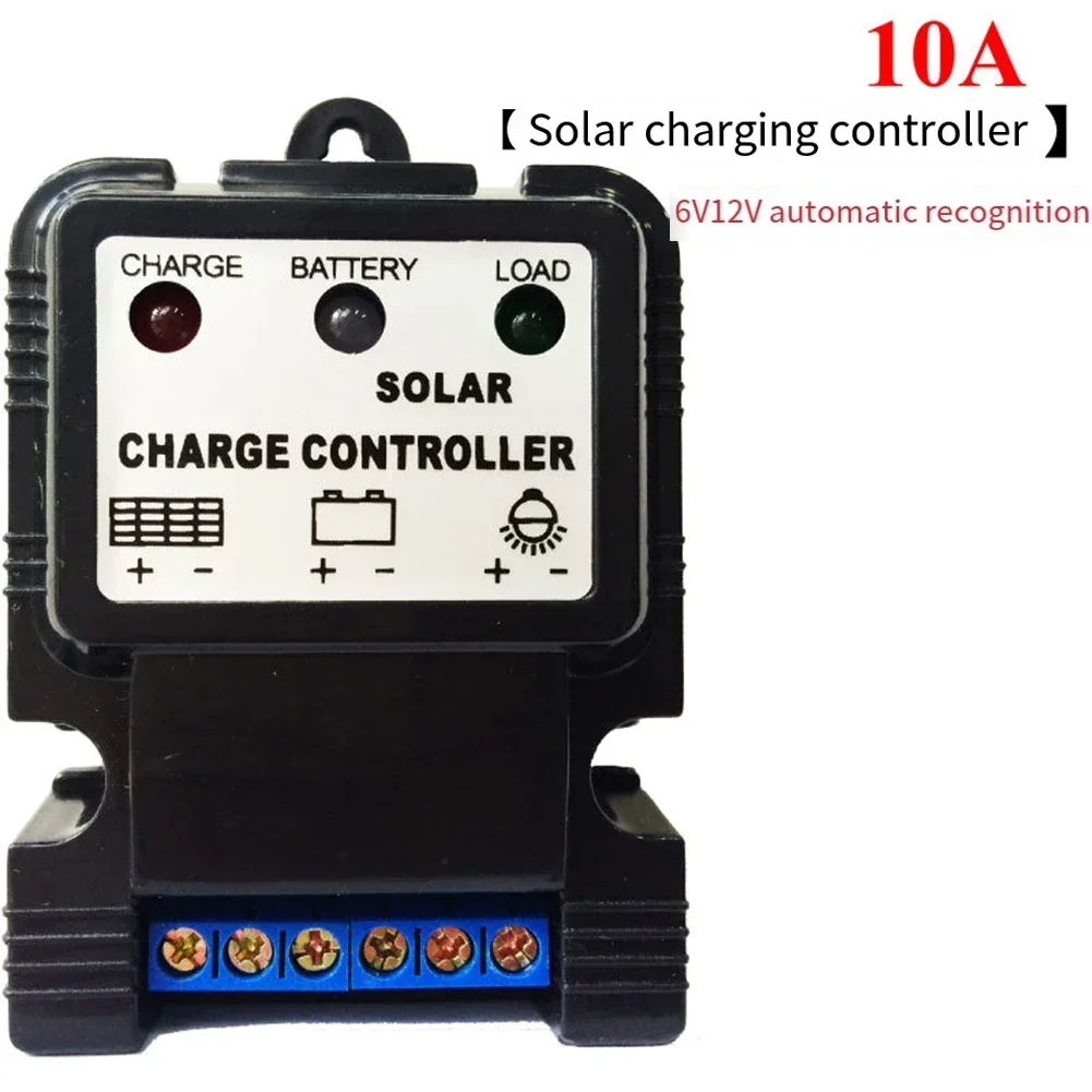 

Solar Charge Controller Automatic Identification PV System Power Generation 6V 12V10A Solar Cell Pulse Width Modulation Regulato